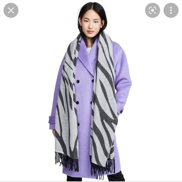 NWT Rag & Bone oversized zebra statement scarf. Soft!! Price firm - Picture 2 of 6